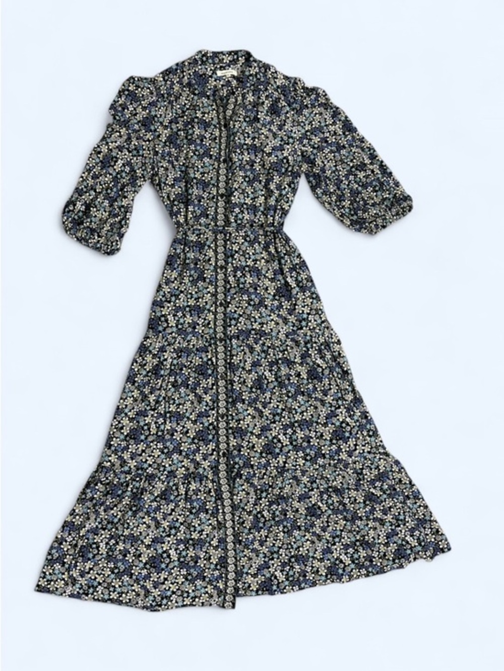 Max Studio Floral Button-Front Dress